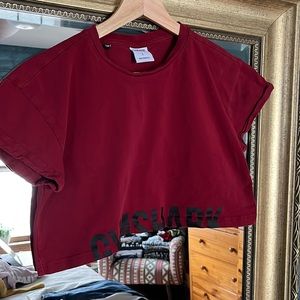 Gymshark cropped workout t-shirt